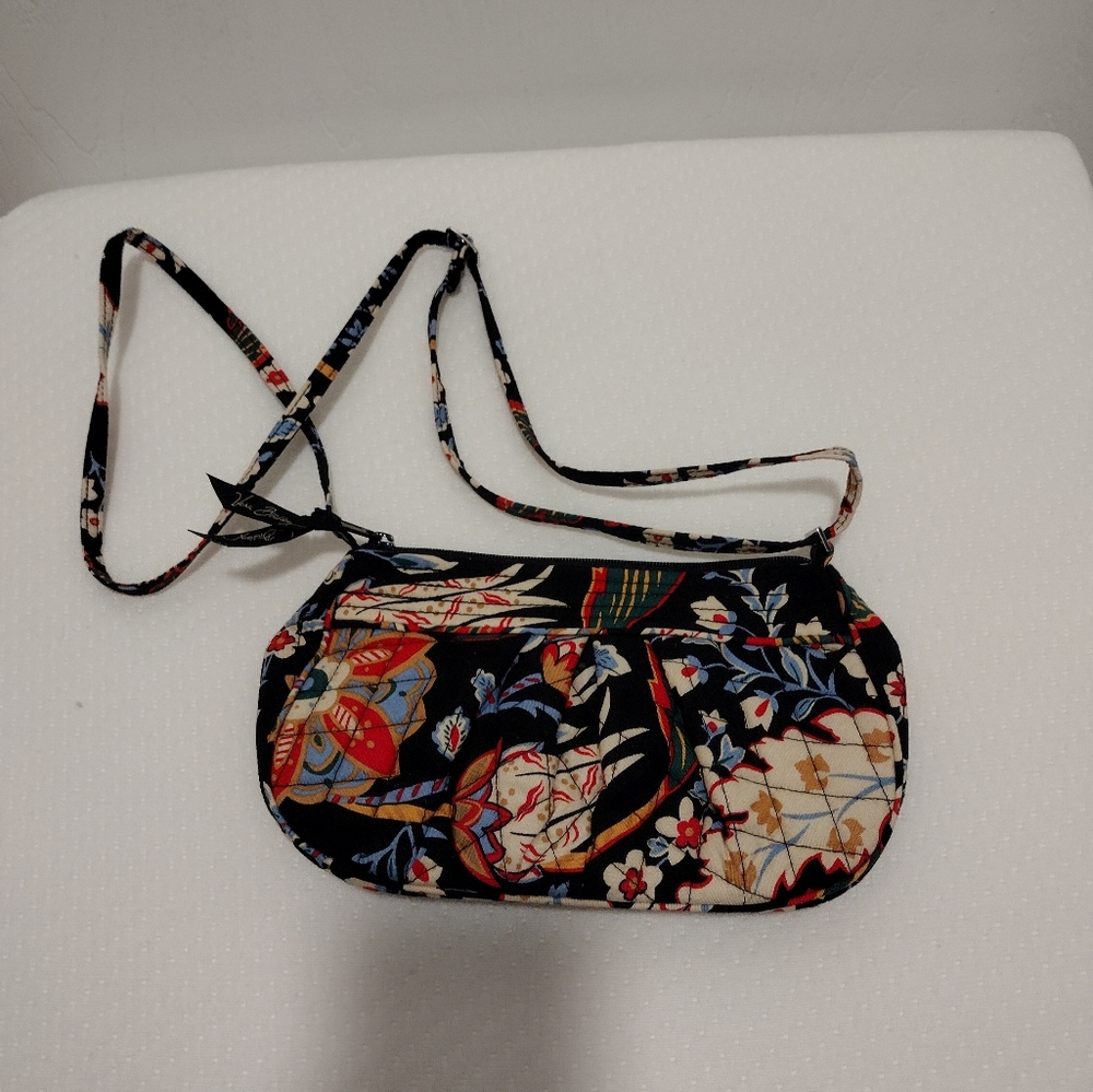 Small Vera Bradley purse black floral